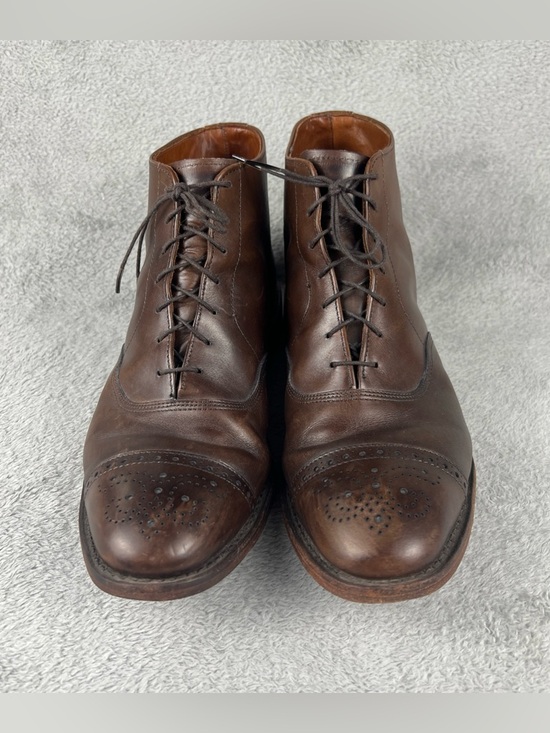 Allen Edmonds Fifth Street Dress Shoes Ankle Boot 10.5 D Brown Cap Toe Oxfords main image 6